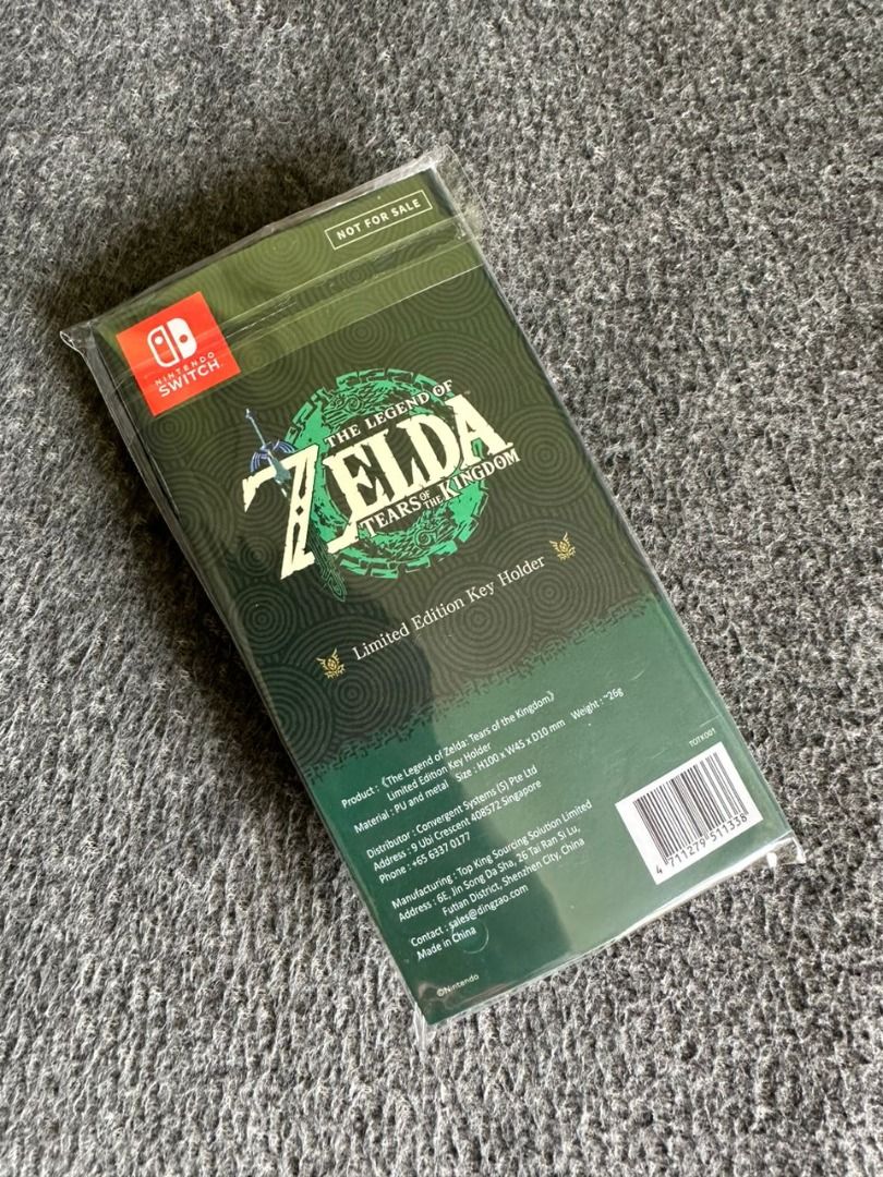 Limited Edition Zelda TOTK Key Holder, Hobbies & Toys, Collectibles