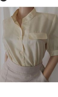 Linen vintage blouse