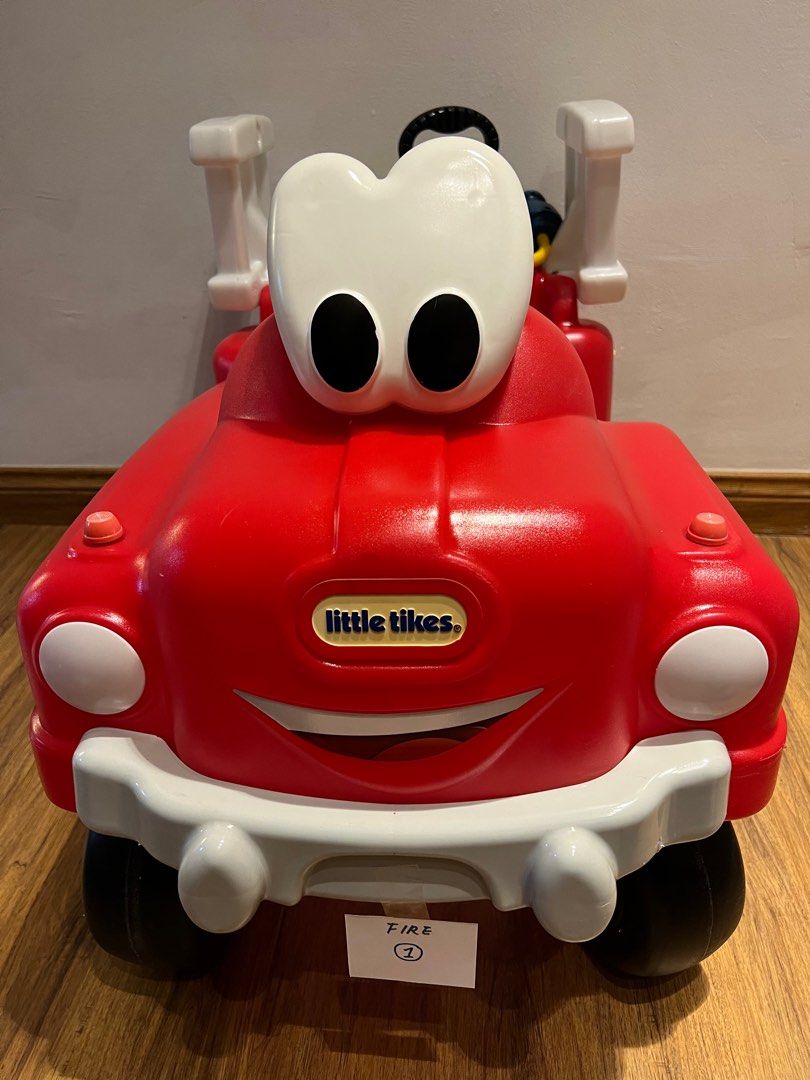 Little tikes fire truck ride on top