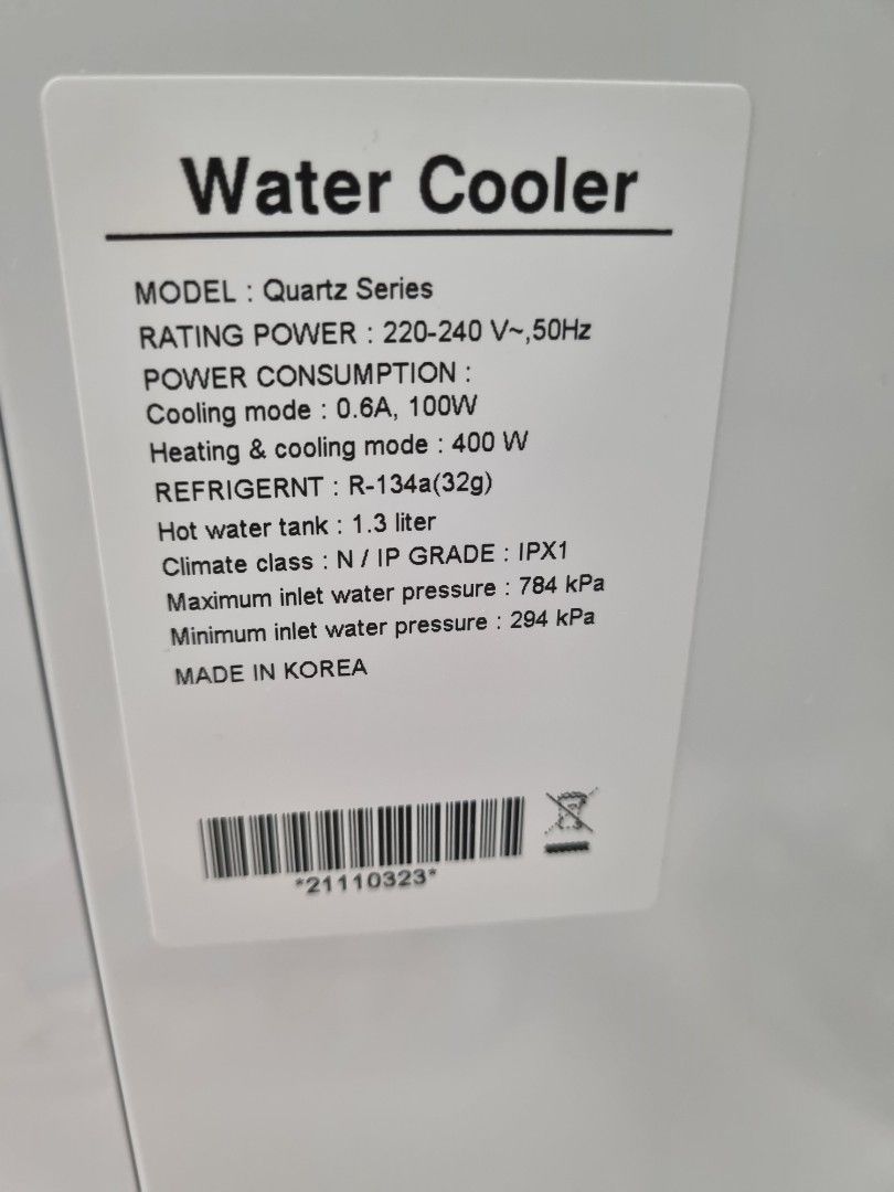 Livingcare Water Dispenser Hot and Cold, TV & Home Appliances, Kitchen