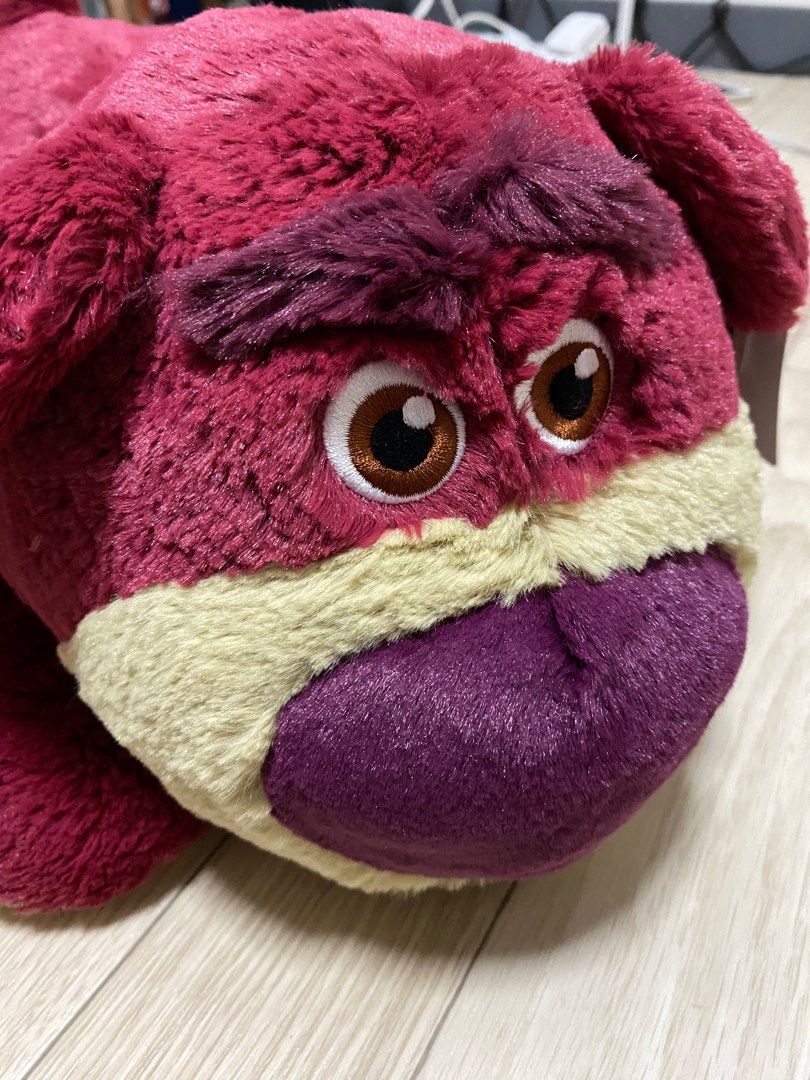 Disney Store Pixar Toy Story 3 Lotso Huggin Bear Strawberry Scented 15  Plush