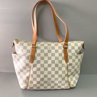 LV Neverfull multicolor white MM, Luxury, Bags & Wallets on Carousell