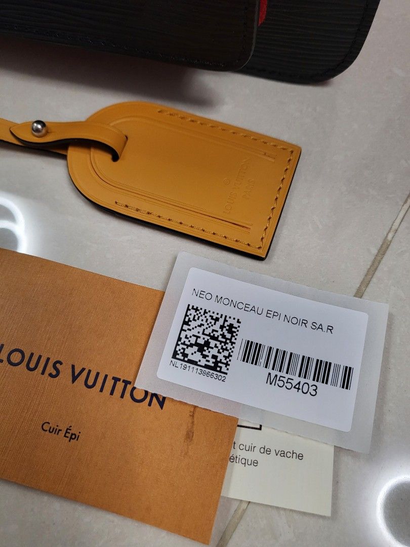 Louis Vuitton M55403 Epi Leather Neo Monceau Messenger Bag-Black /Red /Blue  /Yellow (SR3260)