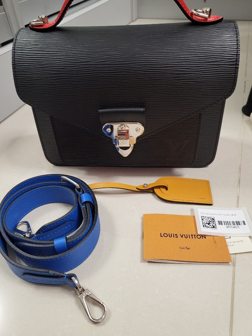 Louis Vuitton M55403 Epi Leather Neo Monceau Messenger Bag-Black /Red /Blue  /Yellow (SR3260) - The Attic Place
