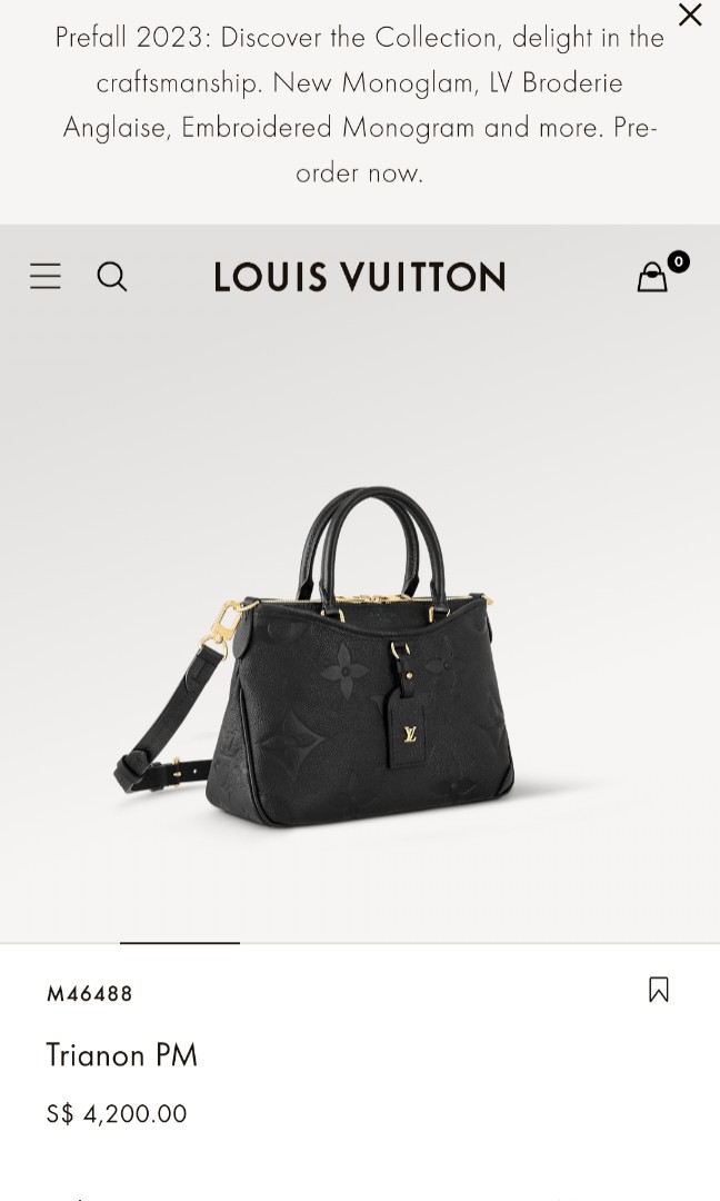 Louis Vuitton Trianon PM Bag – ZAK BAGS ©️