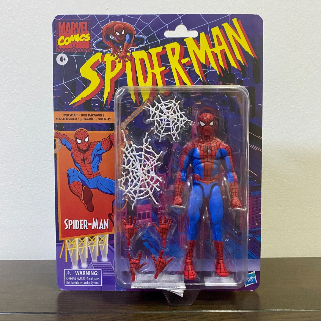 Marvel Legends Spider-Man Retro Animated Series RARE Cel-Shaded version