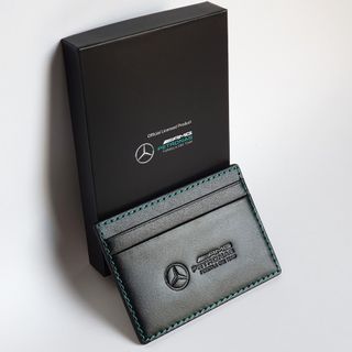 Mercedes Benz - AMG Petronas Formula One Genuine Leather Credit Card Holder - Official F1 Licensed Merchandise