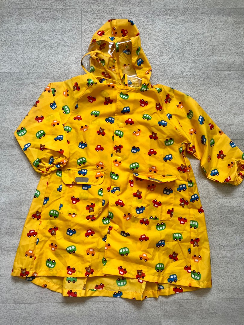 Mikihouse Kids Rain Coat Size M (3-4YO), Babies Kids, Babies