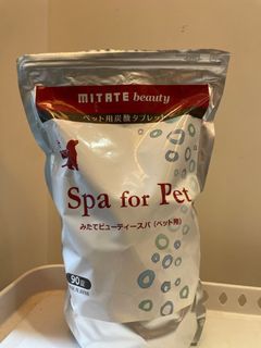 日本MITATE寵物除臭排毒碳酸SPA FOR PET 水溶片 深度治療寵物皮膚病