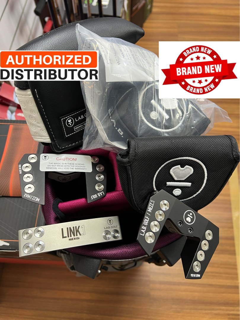 NEW LAB Golf MEZZ.1, MEZZ.1 Max, LINK.1 Putter (34/35 Inch) + Headcover