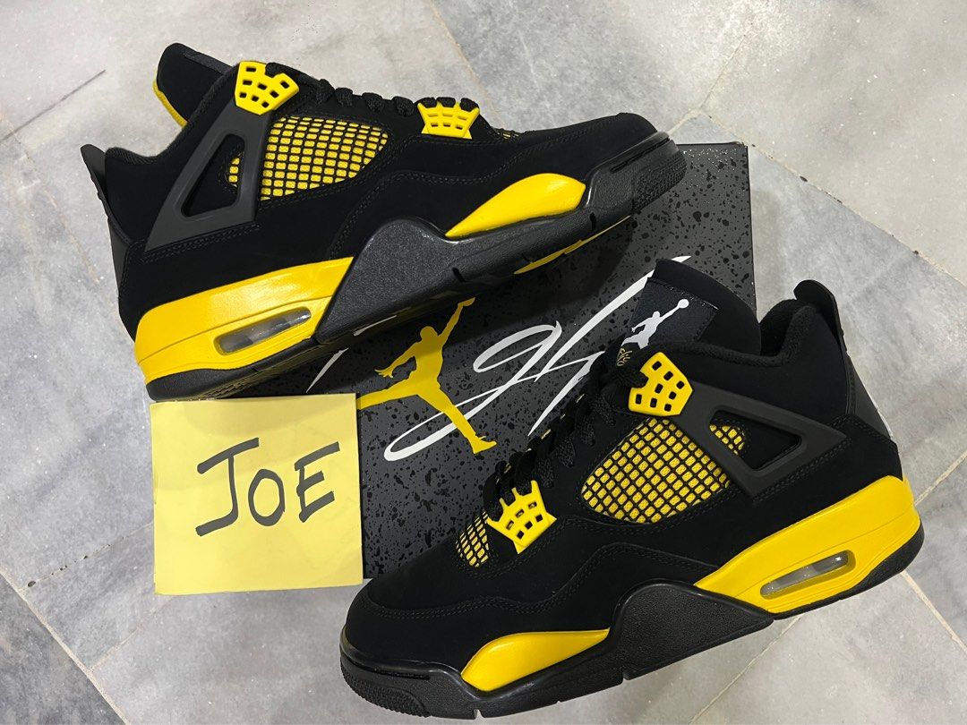 air jordan 4 yellow