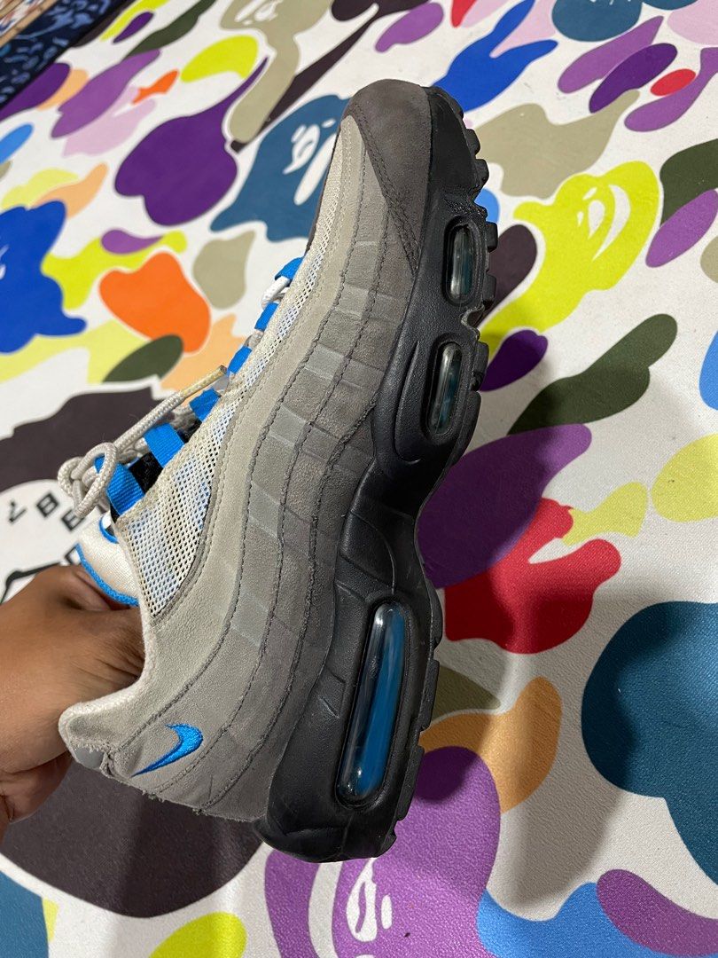 Nike Airmax 95 Crystal Blue Men s Fashion Footwear Sneakers on