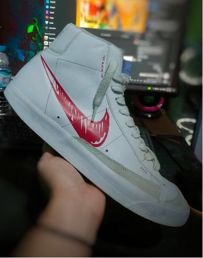 blazer mid 77 sketch red