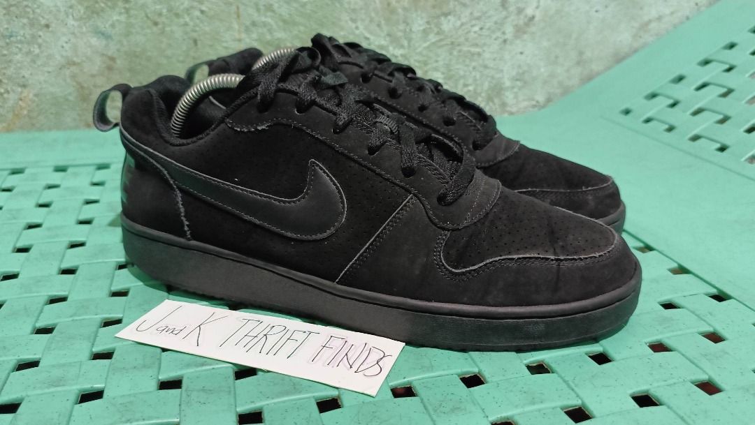 Nike court borough low black 2025