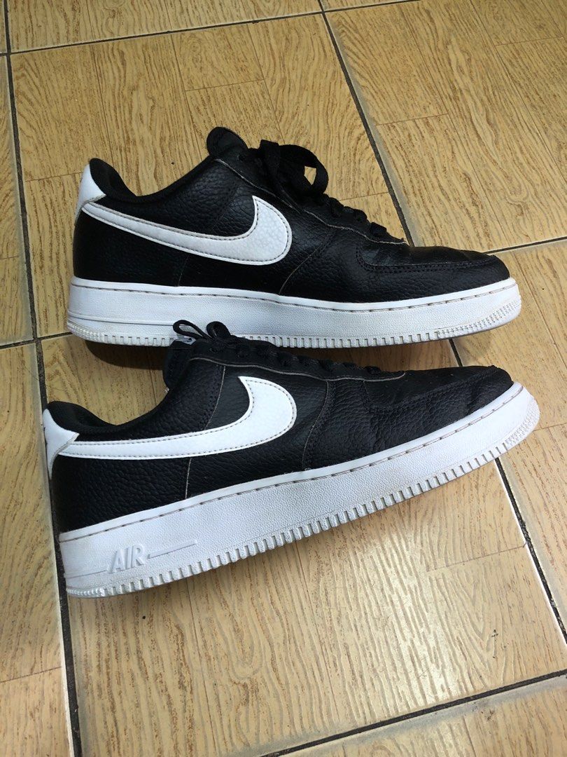 Nike Men's Air Force 1 Low '07 Black/White(27.5 cm), Men's Fashion