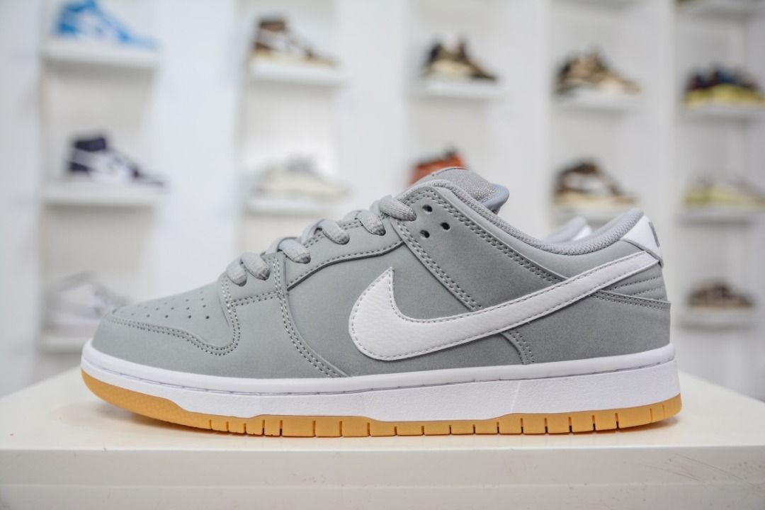 Nike SB Dunk Low 'Grey Gum' (DV5464-001), Men's Fashion, Footwear