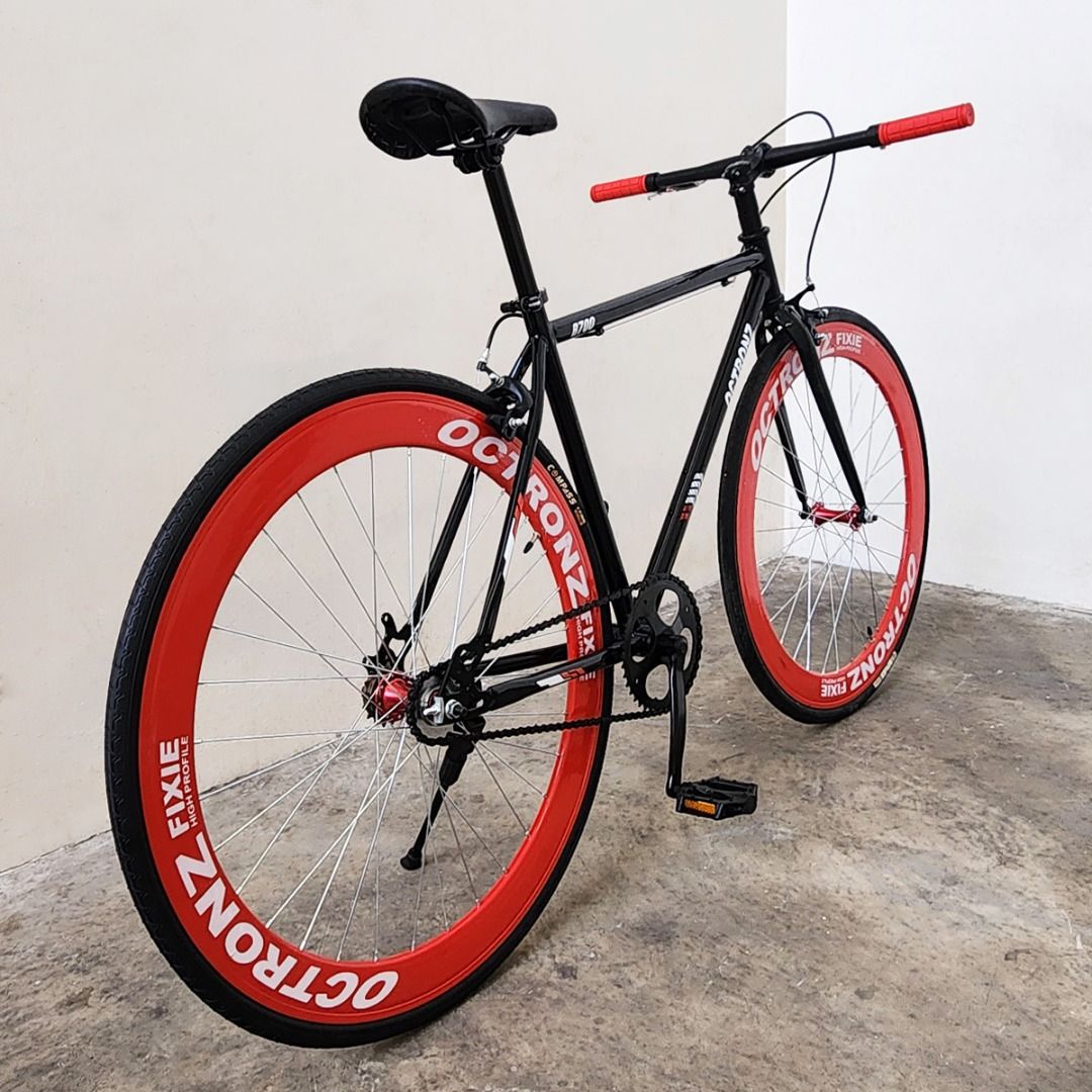 Octronz Rapid Fixie | Flip Flop Hub Fixed Gear Bicycle | Single Speed ...