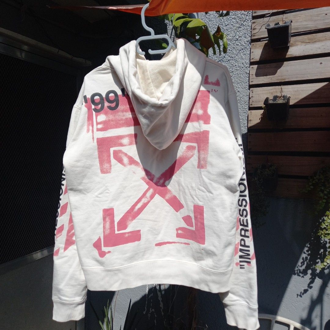 Off white impressionism hoodie hotsell