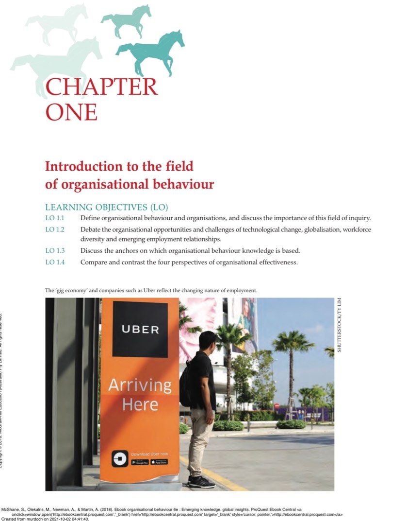 Organisational Behaviour Emerging Knowledge Global Insights Pdf