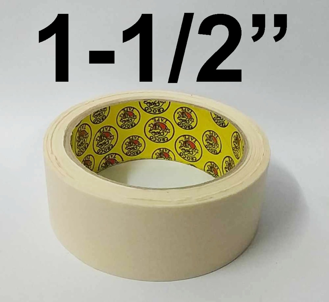 ORIGINAL CROCODILE MASKING TAPE 11/2" X 25 YARDS CROCO MASKING TAPE on