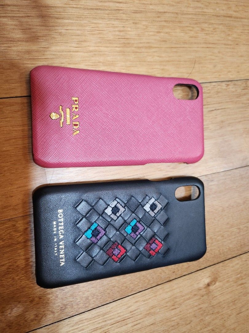 Original Prada and Bottega Veneta cases for iPhone X Mobile