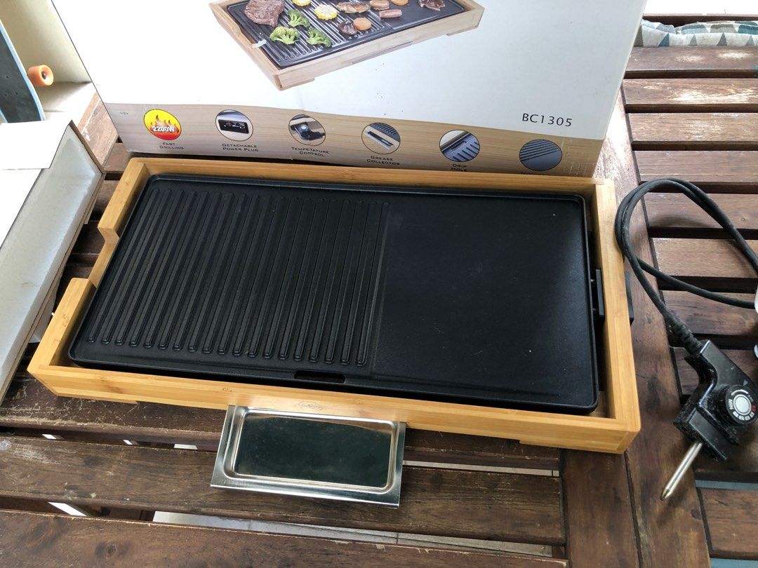 Origo Bamboo electric grill, TV & Home Appliances, Kitchen Appliances