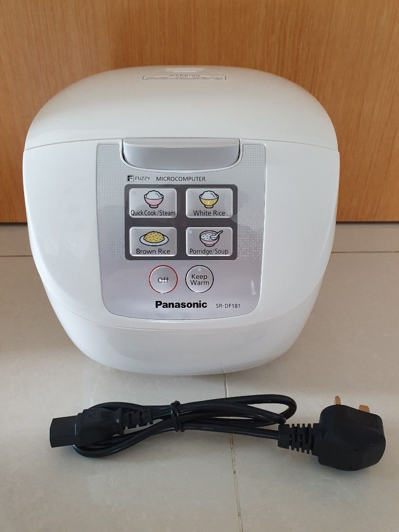 PANASONIC 1.8L Electronic Rice Cooker (750W) SRDF181, TV & Home