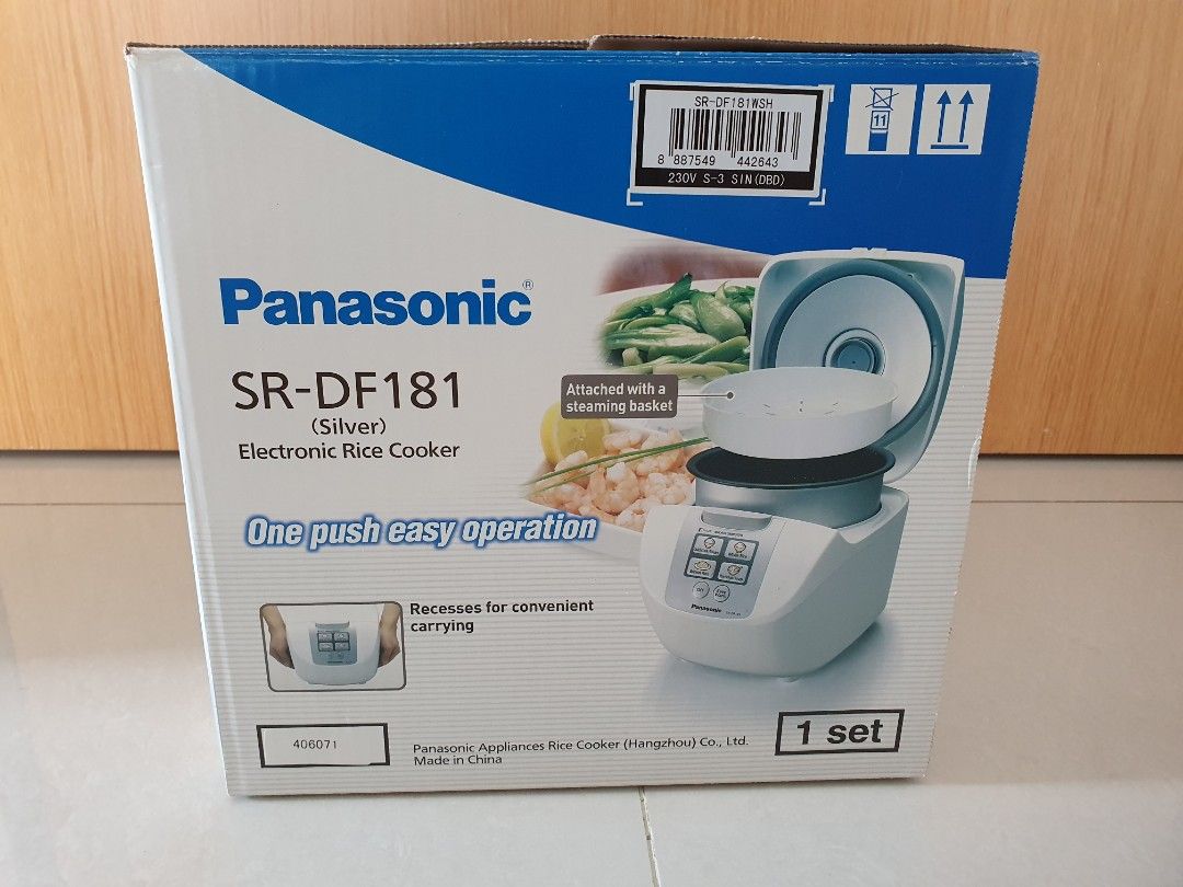 PANASONIC 1.8L Electronic Rice Cooker (750W) SRDF181, TV & Home