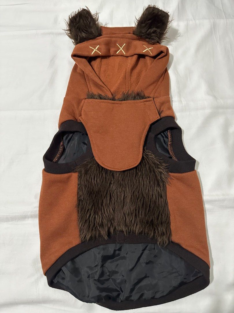 Star wars ewok dog sweater with knit hoodie clearance