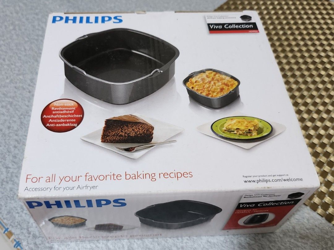 Philips Air Fryer Viva Collection baking container HD9925/00, Furniture & Home Living