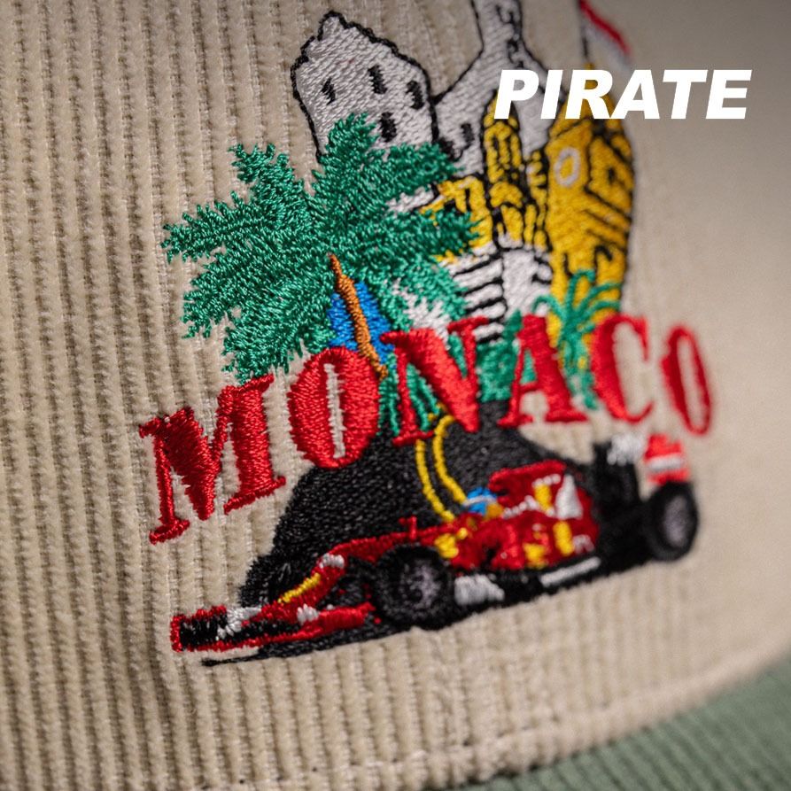 PIRATE Monaco F1 Racing Cap - Cream/Sage, Men’s Fashion, Watches