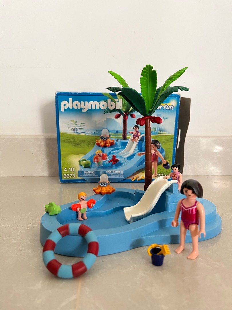 Playmobil baby pool hot sale