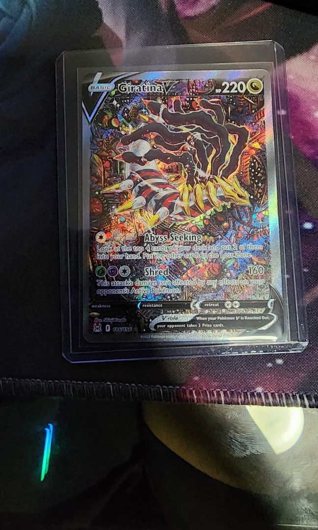 Pokemon Lost Origin - GIRATINA V FULL ART - 185/196 - NM/M!