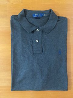 （全新）Polo Ralph Lauren鐵灰polo衫