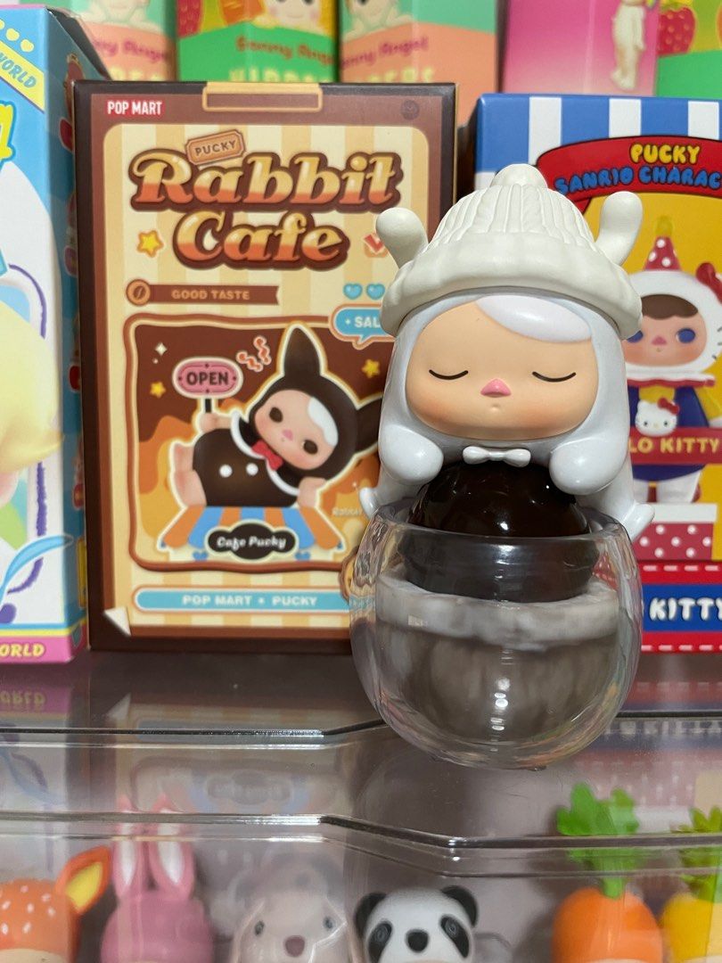 Pop Mart Pucky Rabbit Cafe (Iced Latte Penguin), Hobbies & Toys, Toys ...