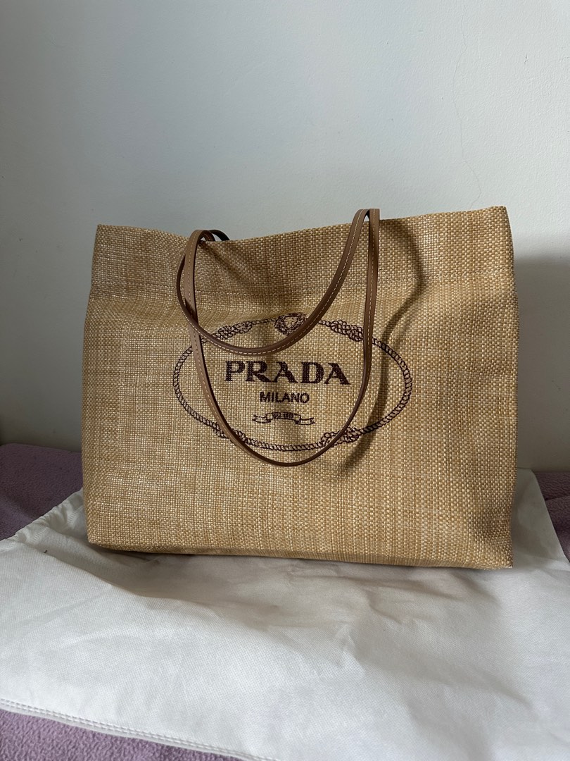 Prada tote bag Luxury Bags Wallets on Carousell