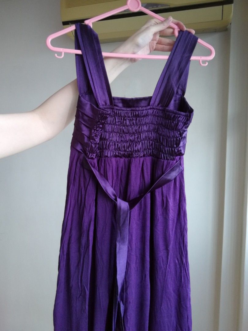 Purple shop jersey dress