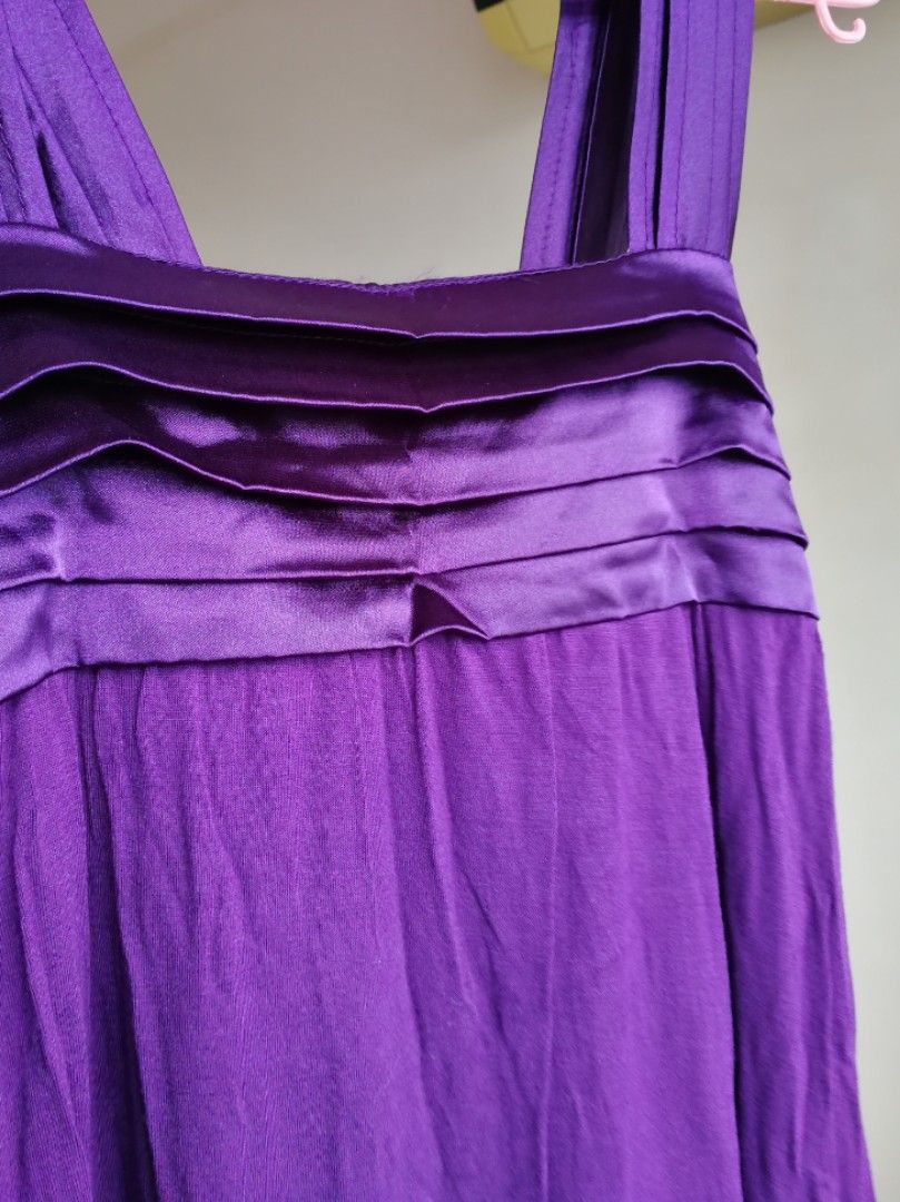Purple discount jersey dress