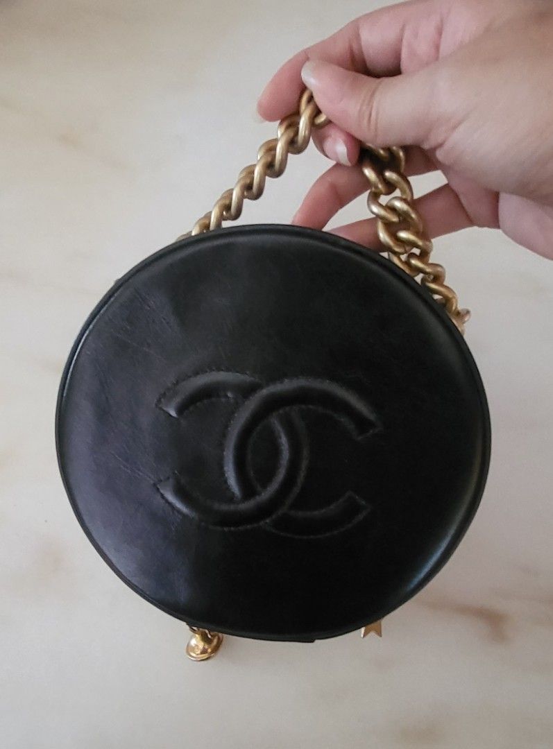 Rare Chanel Vintage Round Bag