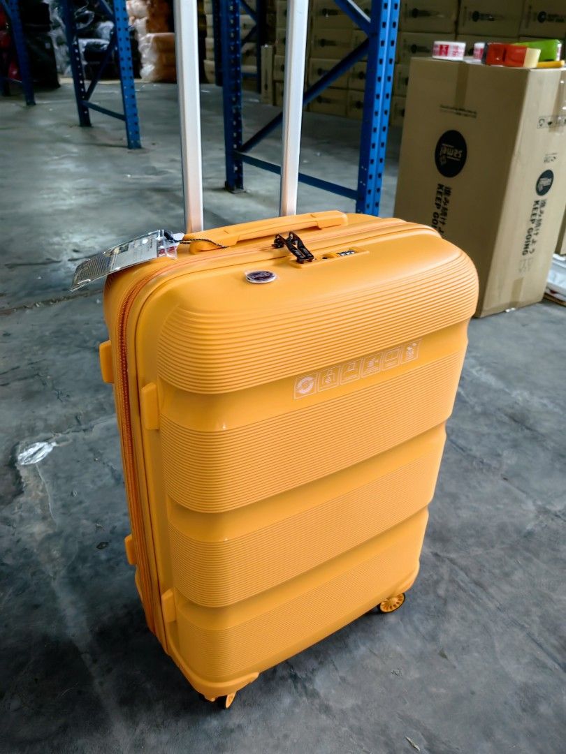 SAMEL 24inch PP Luggage Expandable Orange, Hobbies & Toys, Travel