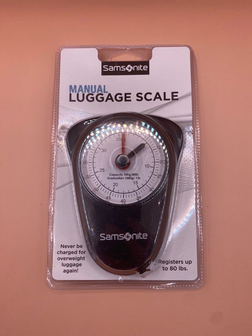 Samsonite manual Luggage scale, Hobbies & Toys, Travel, Travel