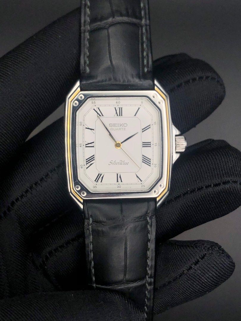 Seiko Silverwave Tank Watch Rare Men s Fashion Watches