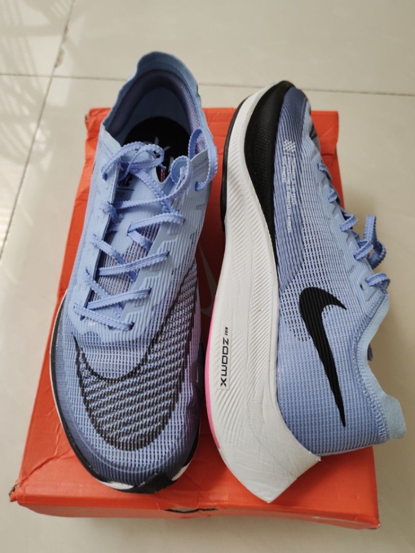 Sepatu Nike Men s ZoomX Vaporfly Next 2. The fastest shoes Cobalt Black Ashen Slate. Size 43