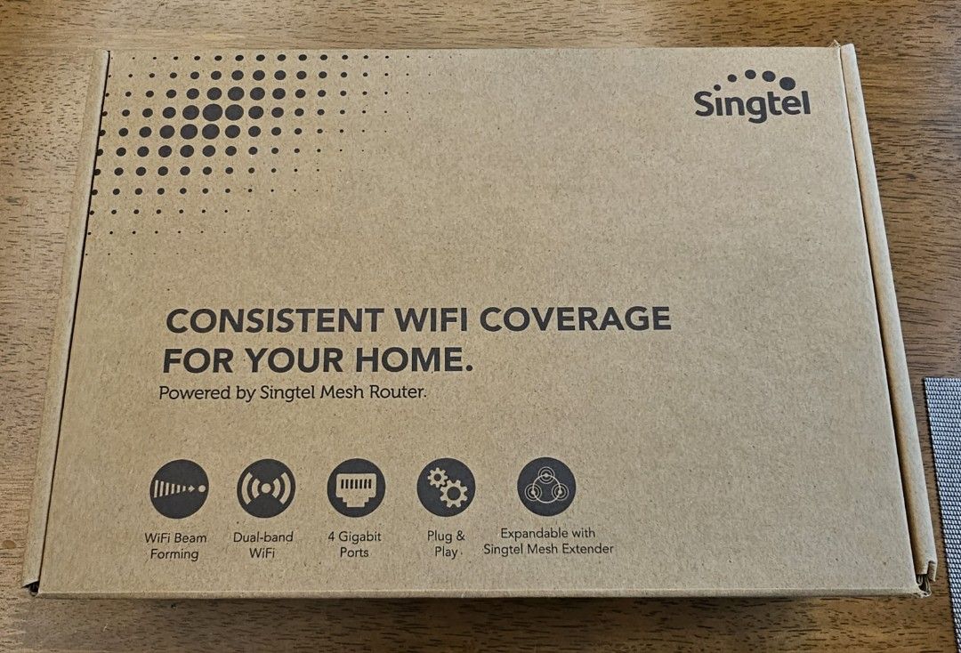 Singtel Mesh Router, Computers & Tech, Parts & Accessories, Networking ...