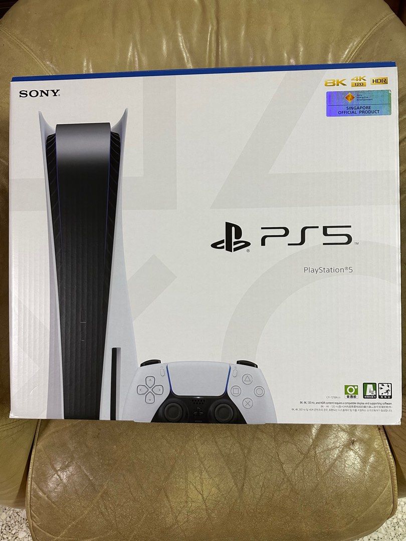 Un opened Sony PS5 Disc Drive Console Brandnew Video Gaming