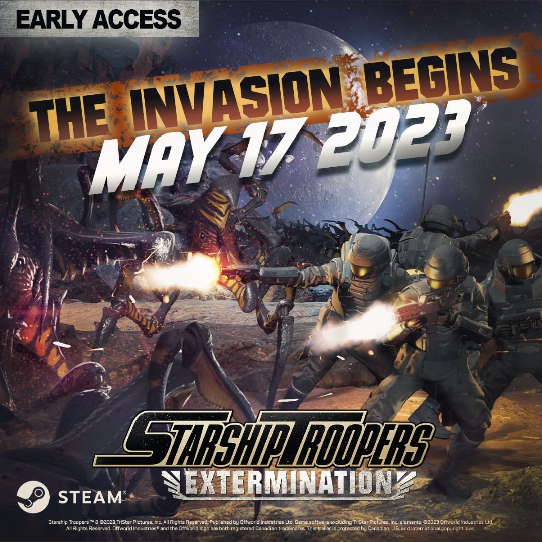 Starship Troopers Extermination Steam Game, Video Gaming, Video