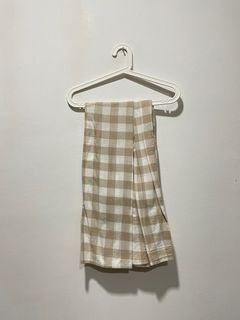 Sueka Sueka Nude Gingham Kain Kurung