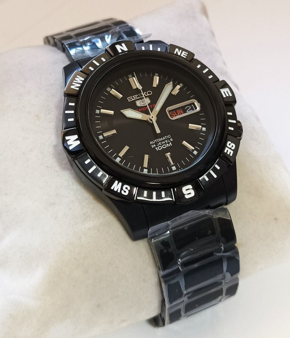 Super Value Brand New Sporty Seiko 5 Sports Automatic 100M Day