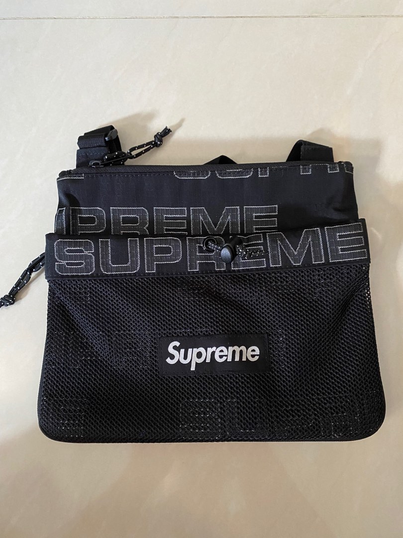 Supreme FW21 Side Bag (Black), Men's Fashion, Bags, Sling Bags on Carousell