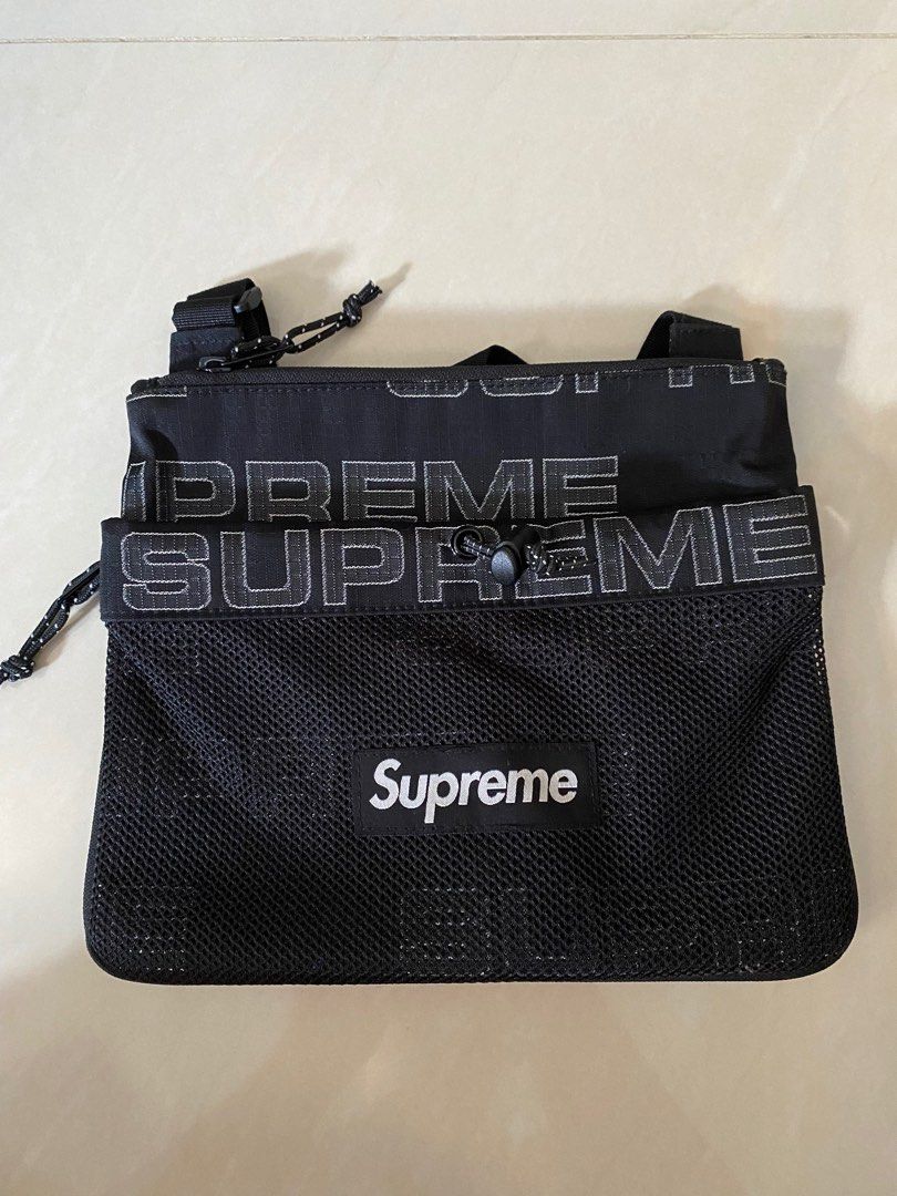 Supreme FW21 Side Bag (Black), Men's Fashion, Bags, Sling Bags on Carousell